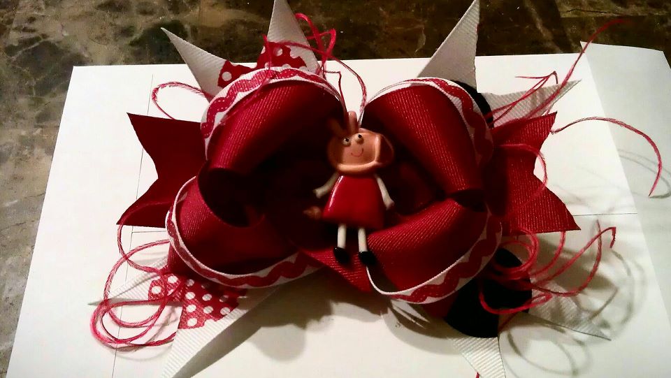 Peppa Pig Bow Red